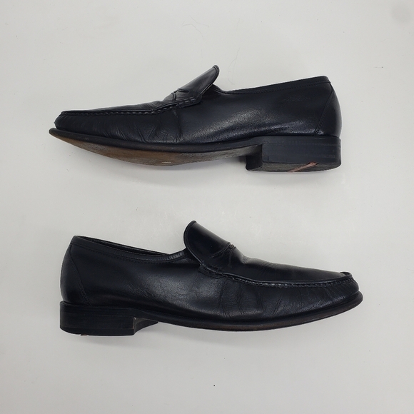 Lloyd Germany Egmond Men\'s Black Leather Slip On Loafers Size 8.5 F Shoes main image 12